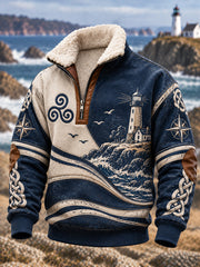 Sweat-shirt imprimé Bretagne pour homme