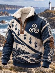 Sweat-shirt imprimé Bretagne pour homme