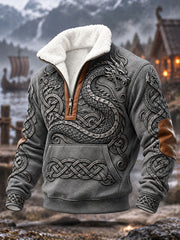 Sweat-shirts zippés vikings pour hommes