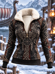 Haut viking imprimé pour femme