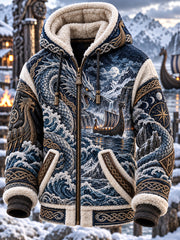 Manteau Viking Art Flannel Homme