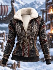 Haut viking imprimé pour femme