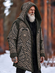 Manteaux Viking Twin Raven Waffle-Knit Homme