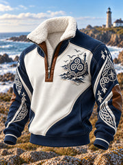 Sweat-shirt imprimé Bretagne pour homme
