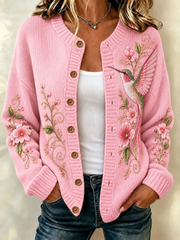 Cardigan contre le cancer du sein pour femmes