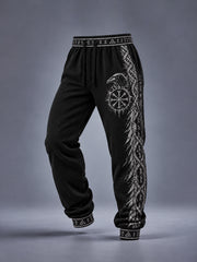 Pantalons à imprimé viking pour homme