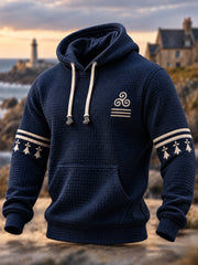 Sweat à capuche imprimé France Bretagne pour homme
