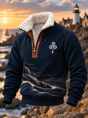Sweat-shirt imprimé Bretagne pour homme