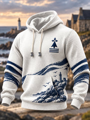 Sweat à capuche imprimé France Bretagne pour homme