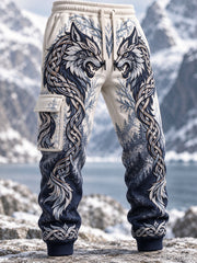 Pantalons de survêtement décontractés Viking Art pour hommes