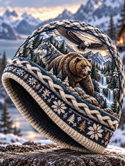 Chapeau unisexe pour animaux nordiques d'automne et d'hiver