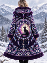 Veste en flanelle à motifs animaux pour femmes, collection automne-hiver nordique