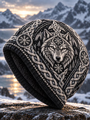 Unisexe Nordique Automne Et Hiver Animaux Hatt