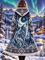 Veste en flanelle à motifs animaux pour femmes, collection automne-hiver nordique
