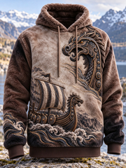 Chandail à capuchon Viking Art Flannel Homme