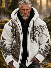 Veste en flanelle nordique viking pour homme
