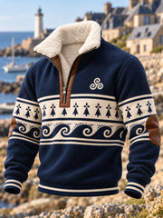 Sweat-shirt imprimé Bretagne pour hommes
