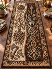 Couverture matelassée à motif viking