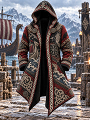 Cardigan à capuchon Viking Art Homme