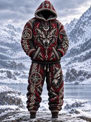 Ensemble sweat à capuche viking pour homme
