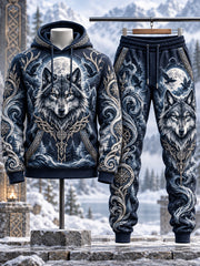 Ensemble sweat à capuche viking pour homme