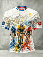 T-shirt manches courtes France Tour de France pour homme