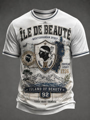 T-shirt Homme Drapeau de la Corse Française