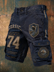 Shorts pour homme imprimés du drapeau de la Corse