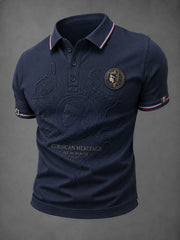 Chemise pour homme à imprimé drapeau de la Corse