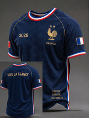 T-shirts de football français pour hommes