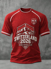 T-shirt imprimé pour hommes, Suisse