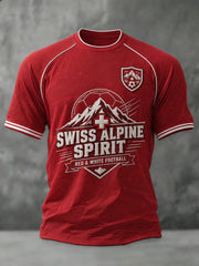 T-shirt imprimé pour hommes, Suisse