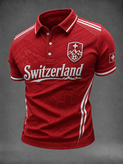 Chemise imprimée pour hommes, Suisse
