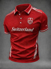 Chemise imprimée pour hommes, Suisse