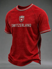 T-shirt imprimé pour hommes, Suisse