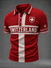Chemise imprimée pour hommes, Suisse