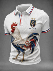 Chemise pour homme France Football imprimée