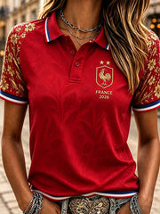 Polo France Football Femme