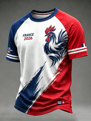 T-shirt à manches courtes France Football 2026 pour homme