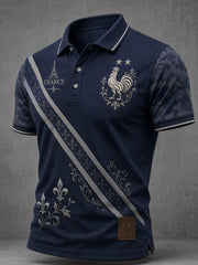 T-shirt manches courtes de football pour hommes, France