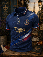 Chemise pour hommes imprimée France Football