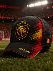 Chapeau pour homme à motif footballistique