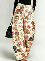 Pantalon Femme Imprimé Animal Art