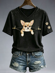 T-shirt Lovely Chihuahua Femme