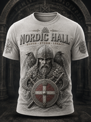 T-shirt manches courtes vikings danois pour homme