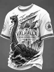 T-shirt imprimé Valhalla pour homme