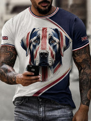 T-shirt imprimé pour homme, Labrador britannique