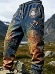 Pantalon pour homme à imprimé motif viking vintage