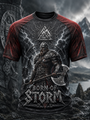T-shirt viking à manches courtes pour homme