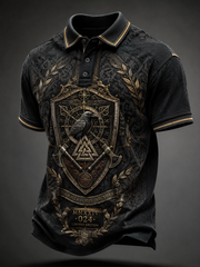 Chemise viking à manches courtes pour homme